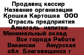 Продавец-кассир › Название организации ­ Крошка-Картошка, ООО › Отрасль предприятия ­ Алкоголь, напитки › Минимальный оклад ­ 35 000 - Все города Работа » Вакансии   . Амурская обл.,Благовещенск г.